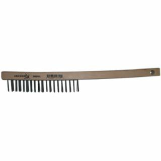 Stainless Steel Wire Brushes, Curved Wood Handle