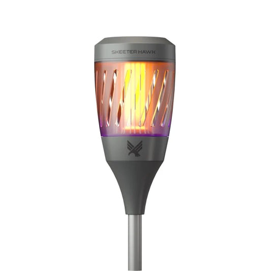 Solar Zapper with Flickering Flame